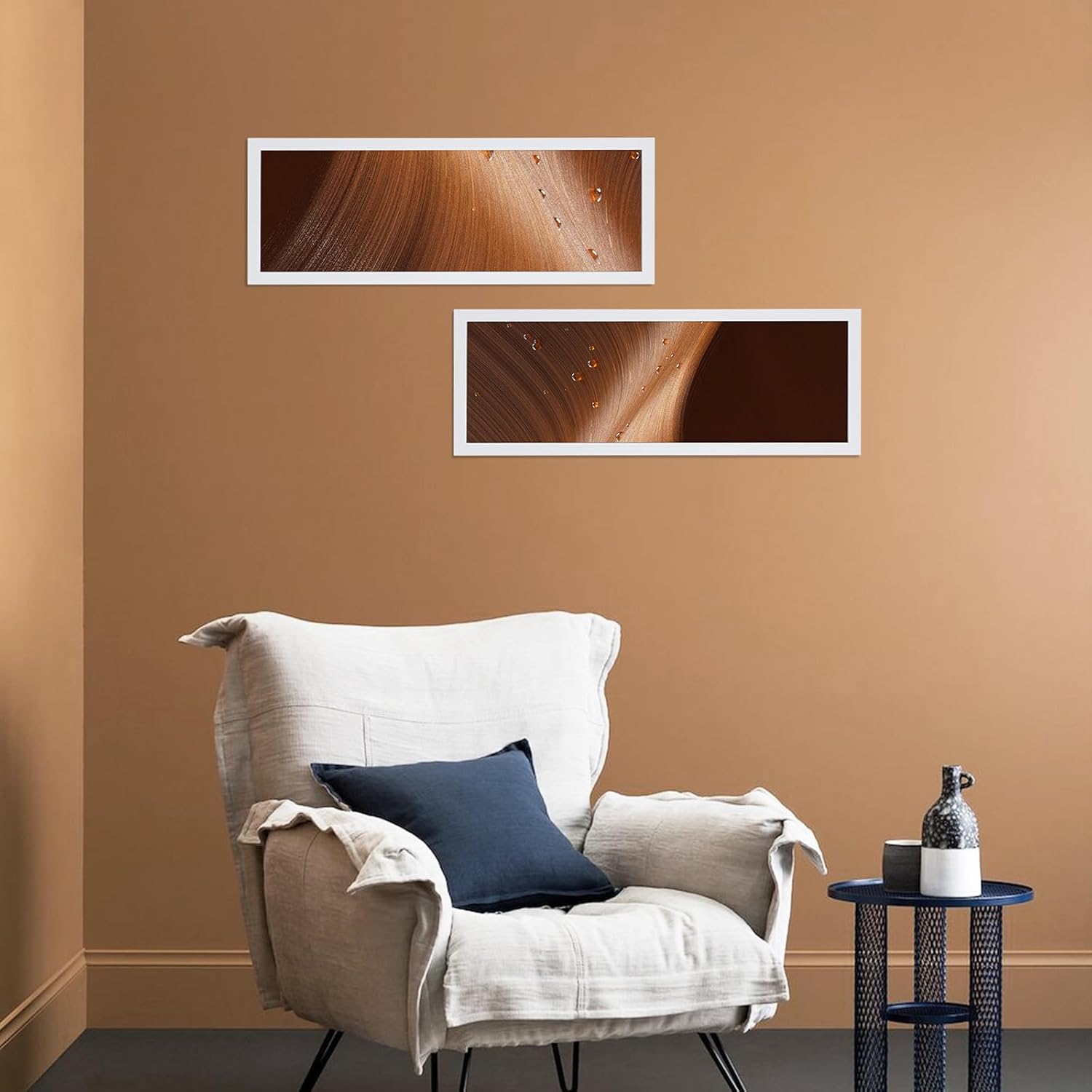 10x30 Frame, 10x30 Panoramic Picture Frame, Solid Wood Poster Frame-Horizontal and Vertical Wall Hanging for Home, Exhibition, Caffe(White) 10x30 White