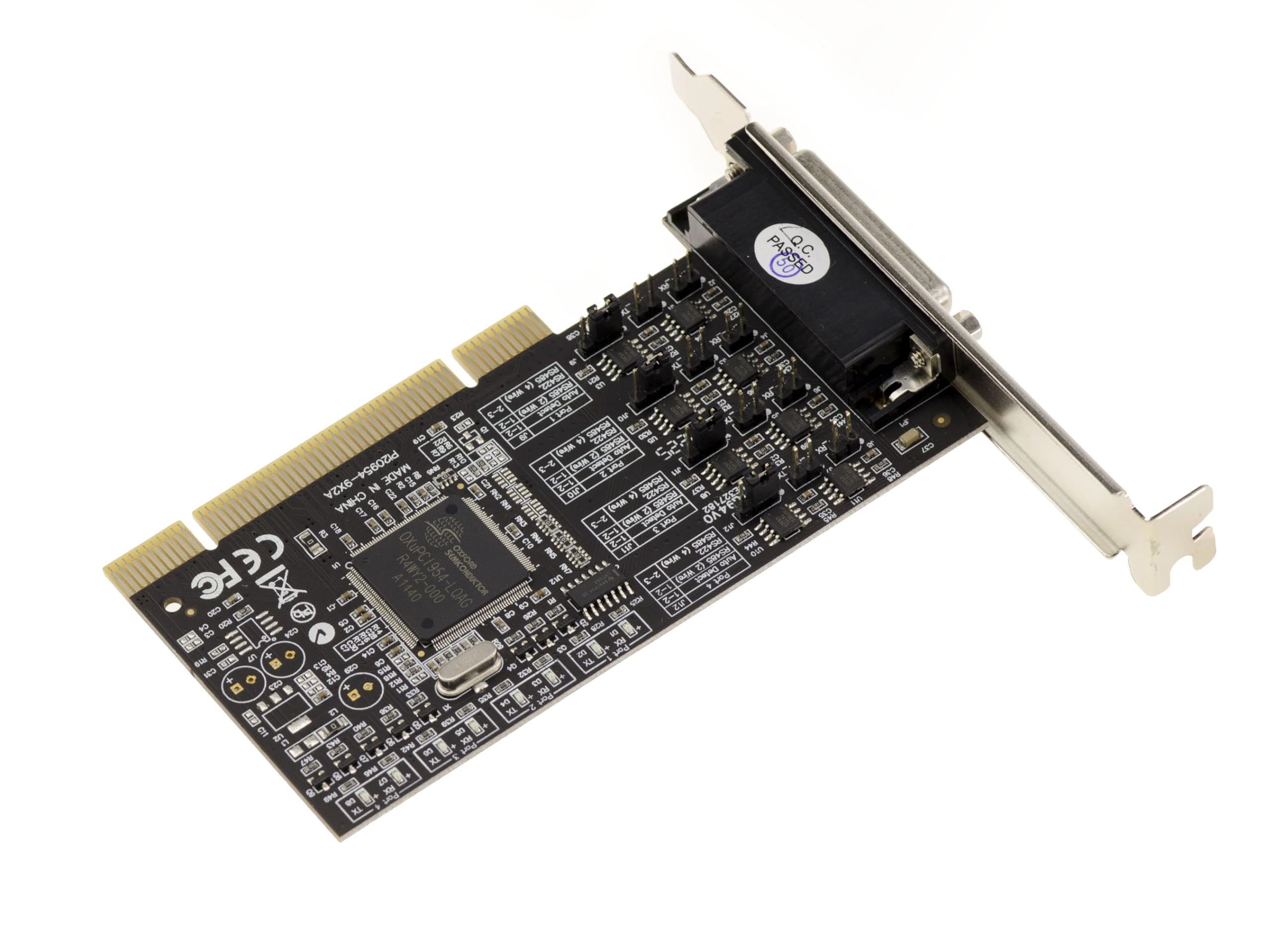 KALEA-INFORMATIQUE Tarjeta controladora PCI RS422 RS485 de 4 Puertos con chipset Oxford OXPCI954. Protección RS422 RS485 RSD 15KV.