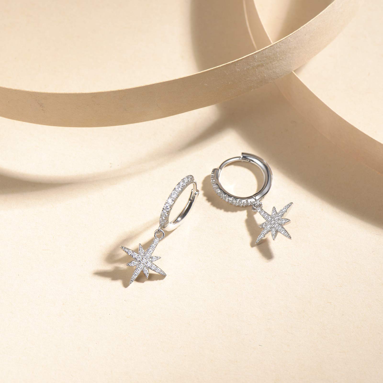Orecchini a Cerchio a Forma di Cammello/Cavalluccio Marino/Granchio/Tartaruga di Mare in Argento 925 Gioielleria per Donna Ragazze Bijoux