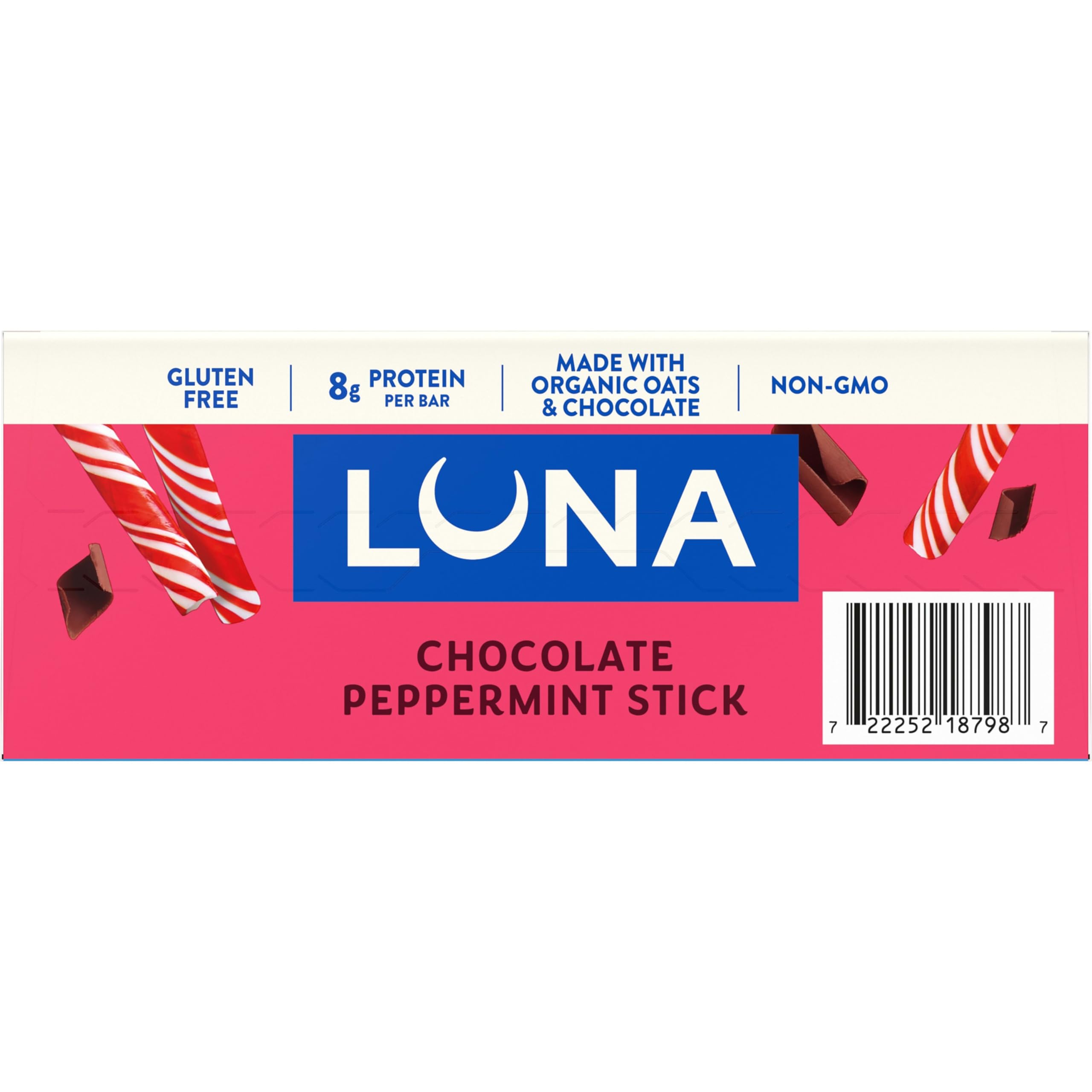 LUNA Bar Chocolate Peppermint Stick, Gluten Free Snack Bars, 12ct — Amazon image 13