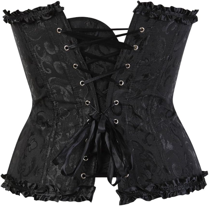 Kranchungel Corset Tops for Women: Renaissance Corset Bustier Shapewear - Halloween Costumes for Themed Parties Aged 25-35 - Image 3