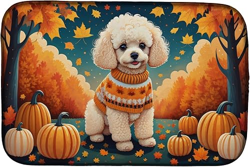 Miniatura 86 de Caroline's Treasures DAC1072DDM Shiba Inu - Tapete de secado de platos absorbente para encimera de cocina, tapete escurridor de platos para SHIBA