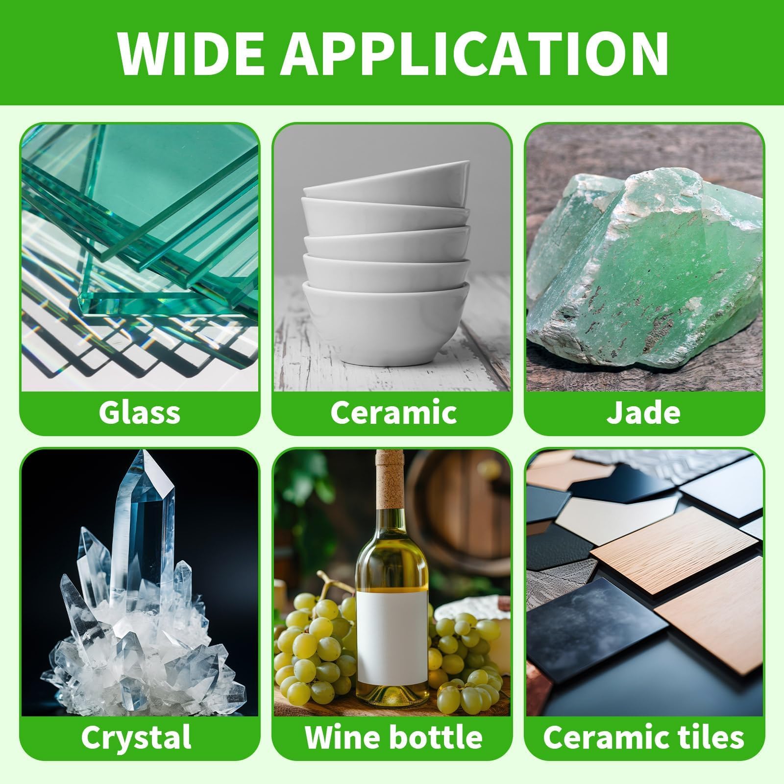 Paquete de 5 cuchillas de sierra de diamante para amoladora angular de 4-1/2 pulgadas, hoja de disco de corte plano de múltiples poros delgada de 115 mm para moler jade, cristal, botellas de vino
