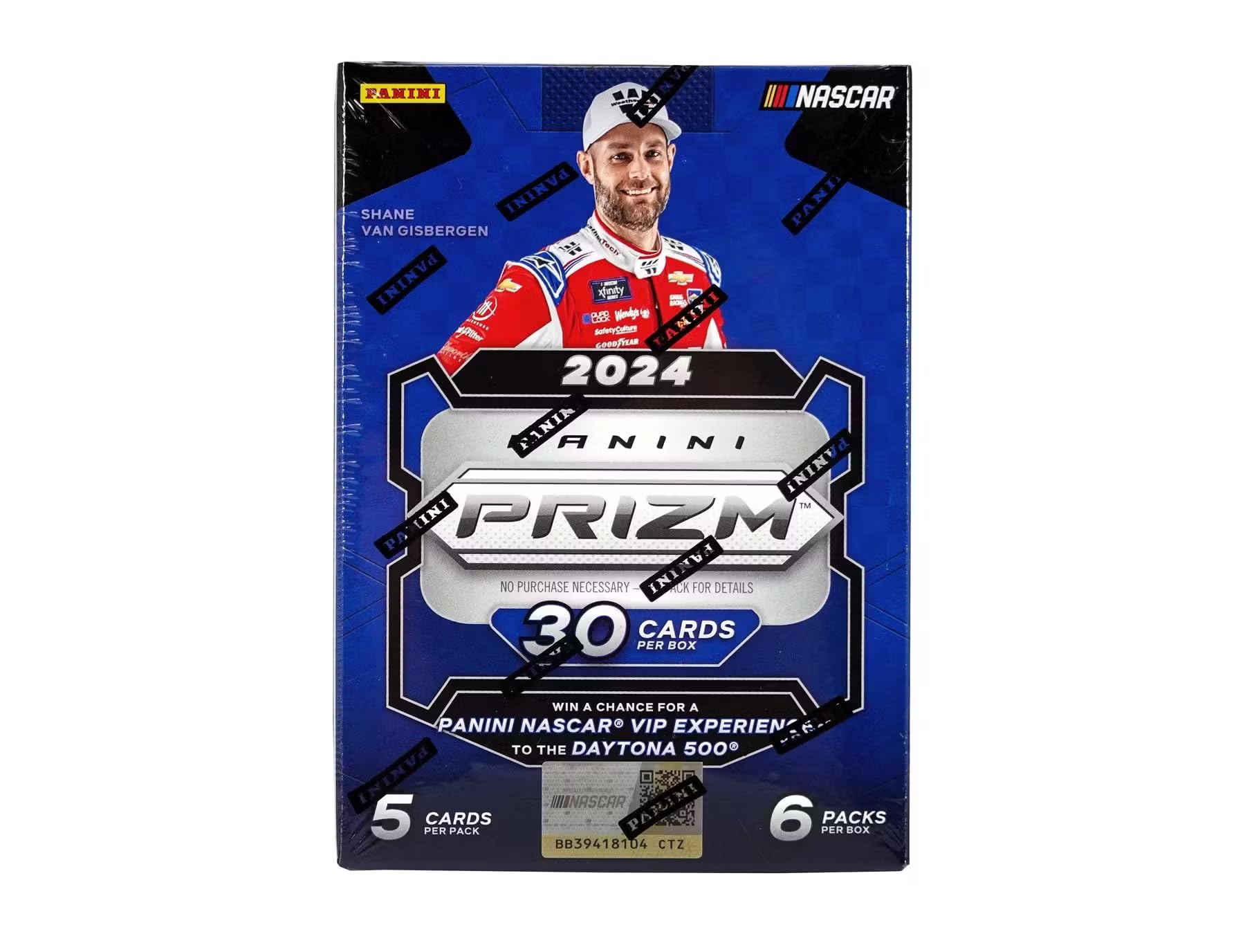 Panini Prizm Racing Blaster Box con paralelos exclusivos de automovilismo 2024 2