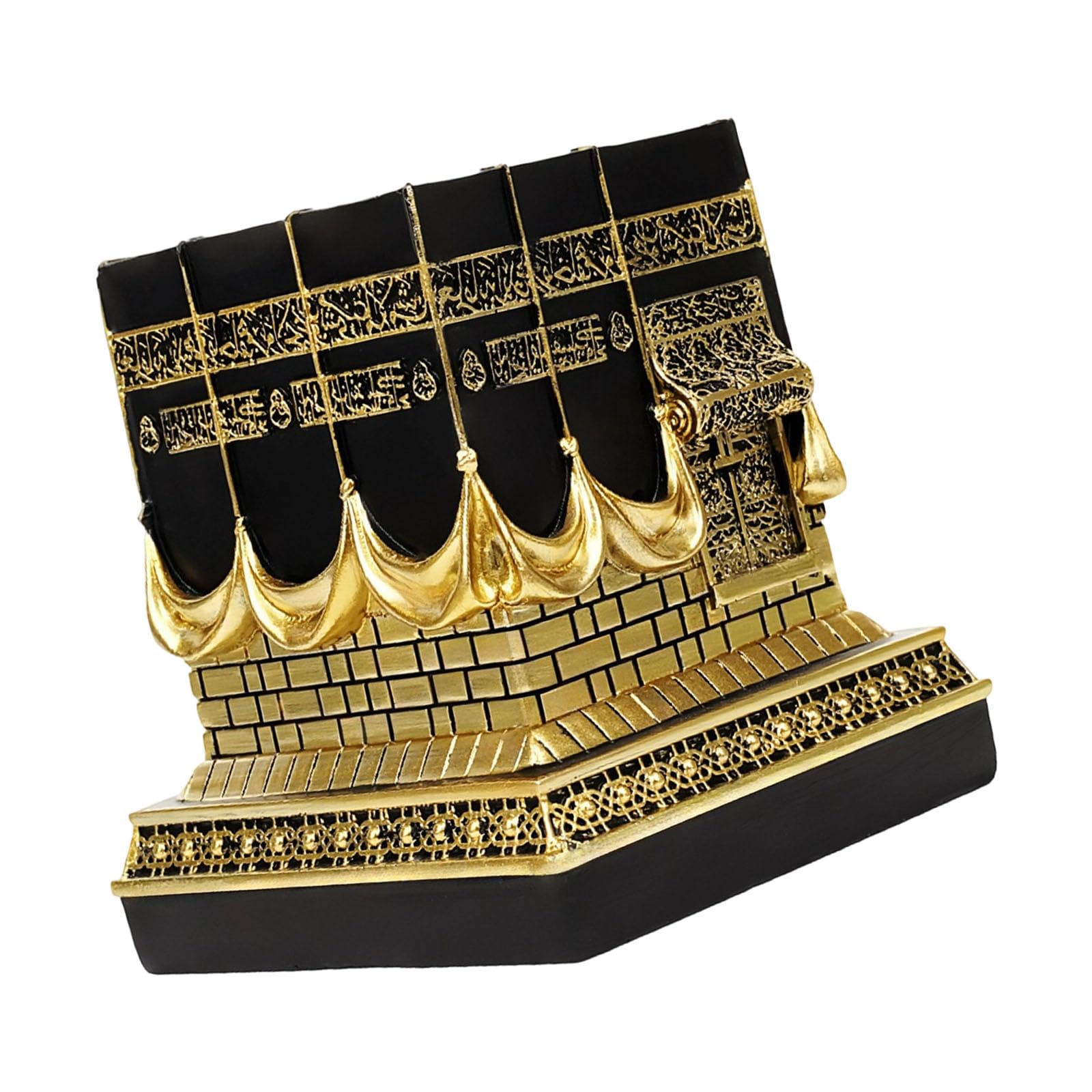 hogtnd Islamic Kaba Model Showpiece Bookend Eid Ramadans Muslim Desk Kaba Replica Model Ramadans Centrepiece Bookend Eid Muslim Home Table Decorations Collectibles