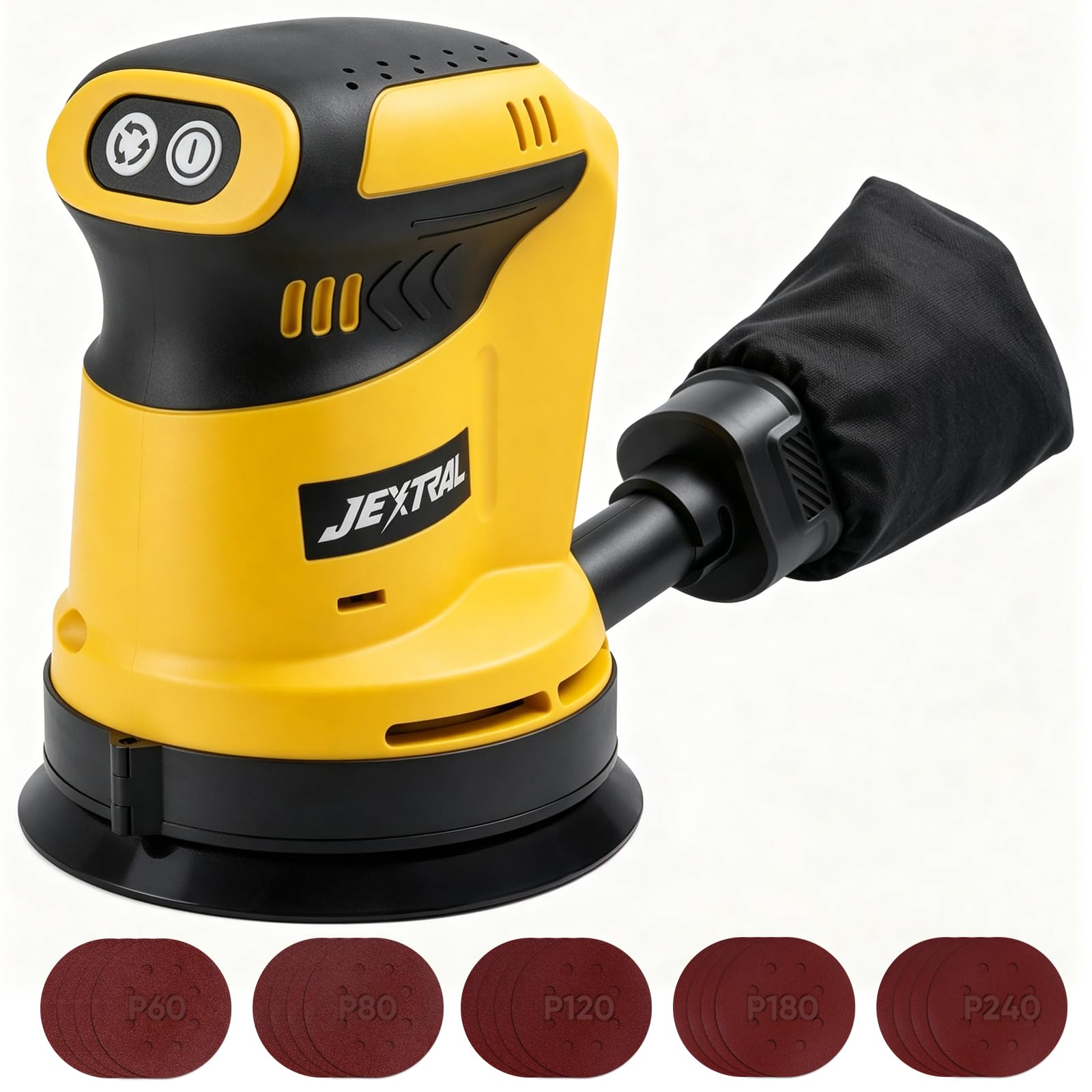 Cordless Random Orbital Sander, Compatible with Dewalt 20V Battery