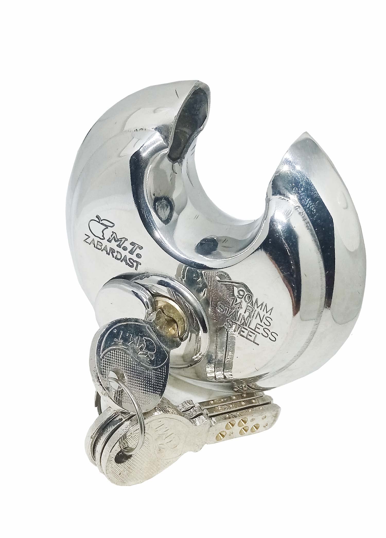 Unikkus zabardast Stainless Steel Made Heavy Round DISC Lock and Keys for Shutter Home Door Shop House and Multipurpose, Size 90 MM with 4 Keys (B0BTTPCYG1) Amazon Price History, Amazon Price Tracker