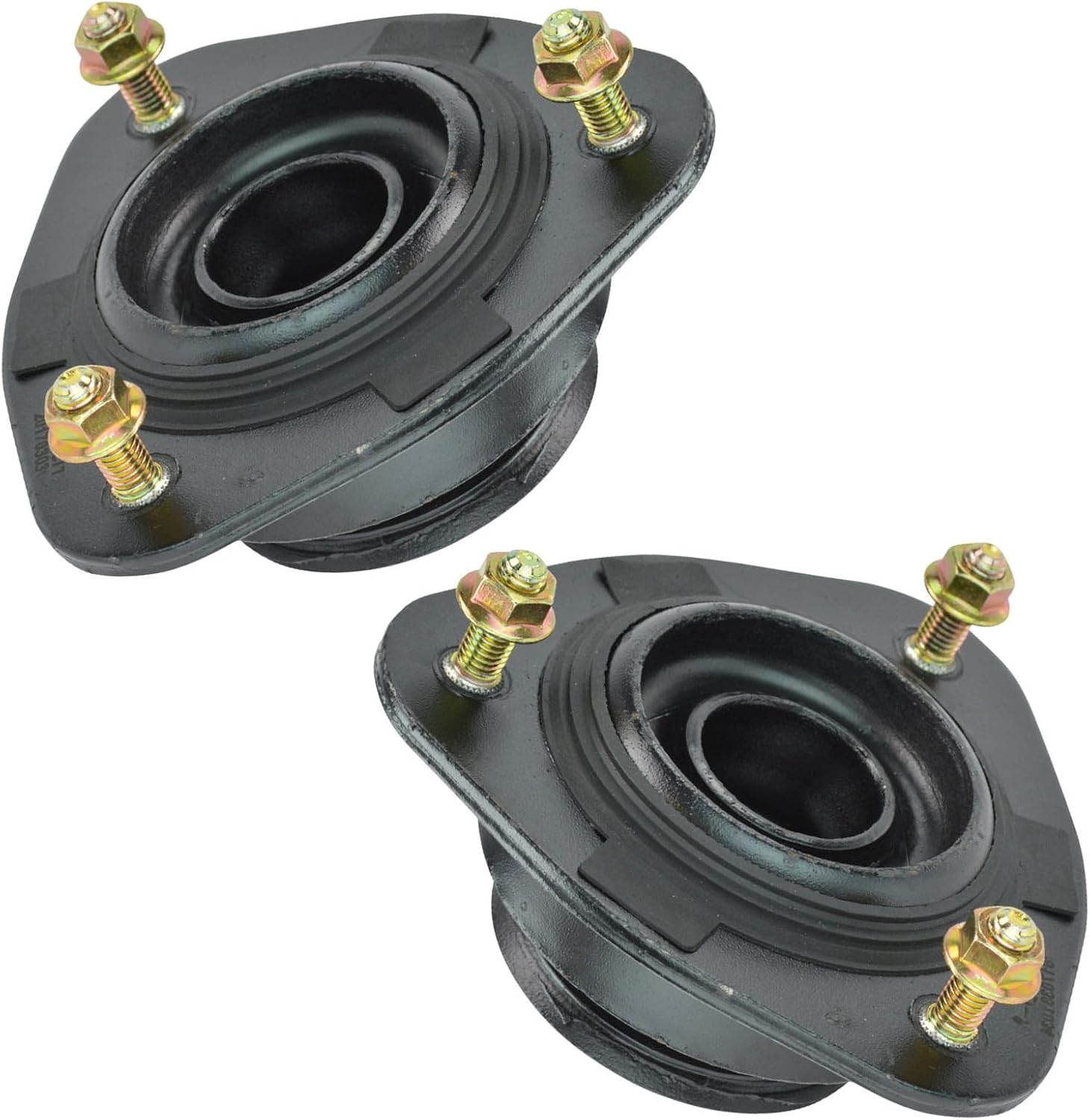 TRQ Rear Upper Strut Mount Set Compatible with 1993-2001 Subaru Impreza 1992-1994 Legacy