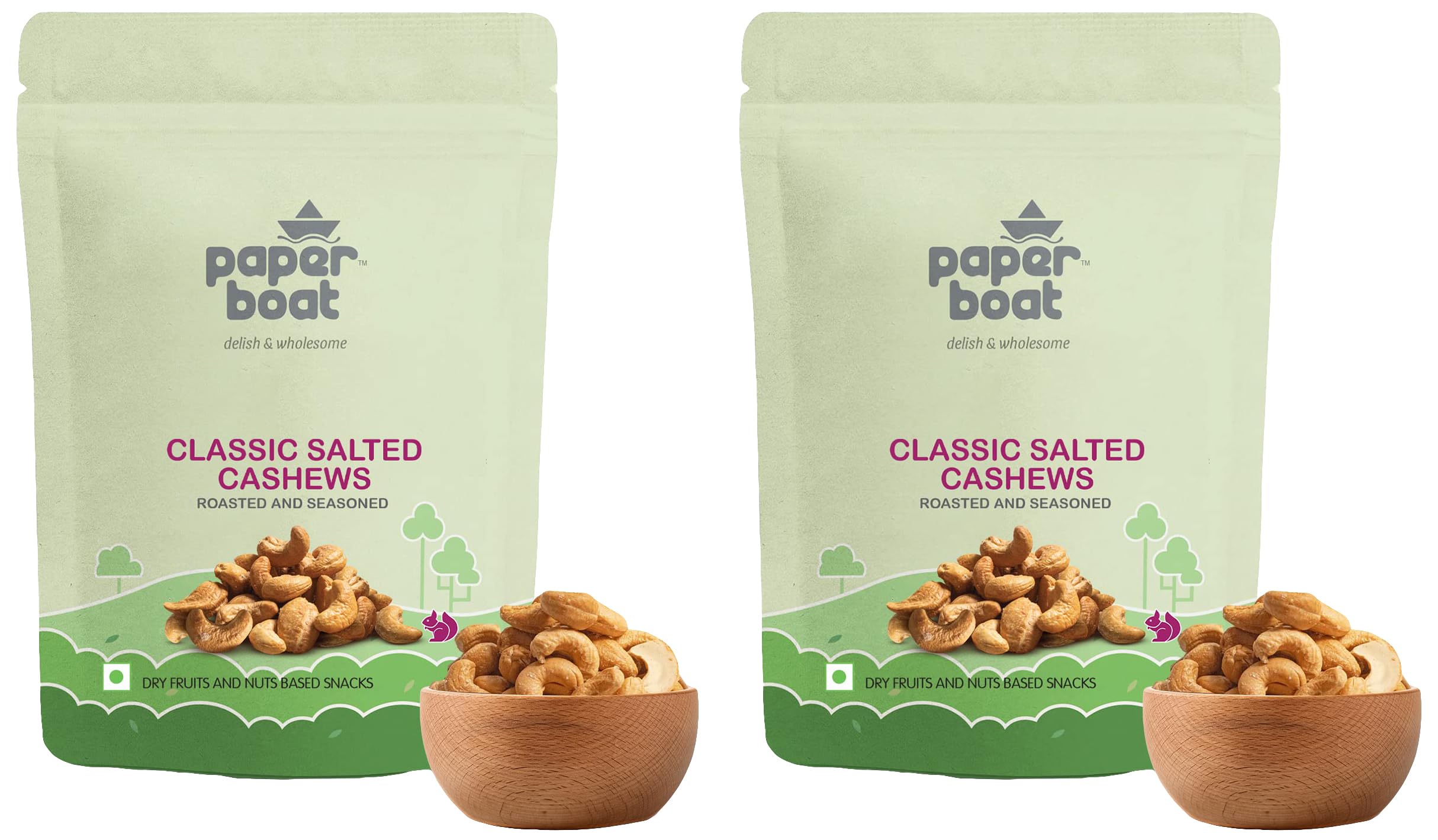 Paper Boat Classic Salted Cashews 200g | Freshly Roasted (Pack of 2) (B0CT8HLNV5) Amazon Price History, Amazon Price Tracker