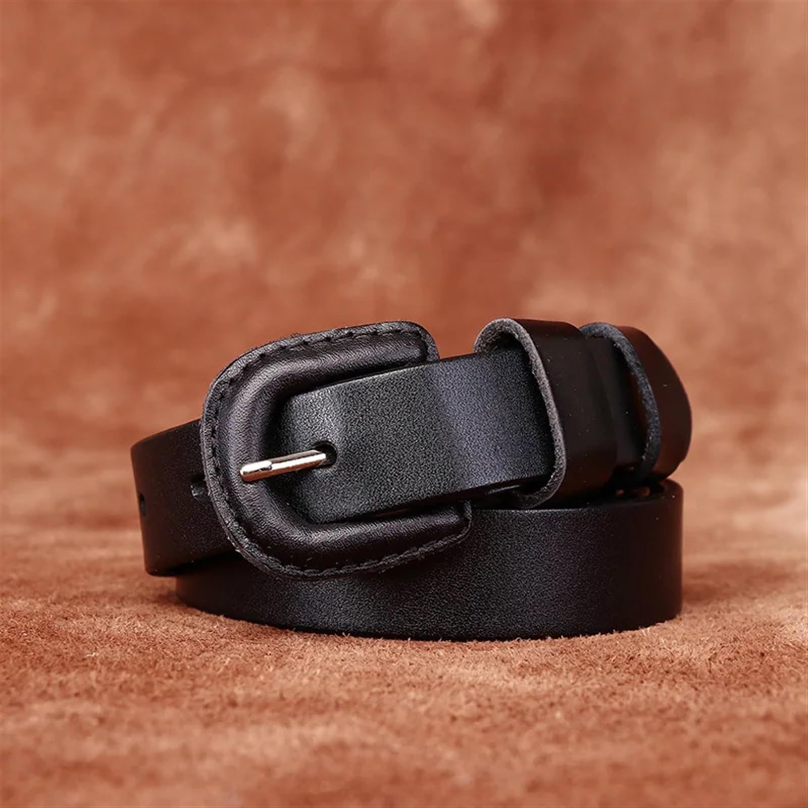 Ceintures pour homme Ceinture 2.3cm Vintage couche supérieure en peau de vache dames cuir véritable Jeans décontractés ceinture femmes