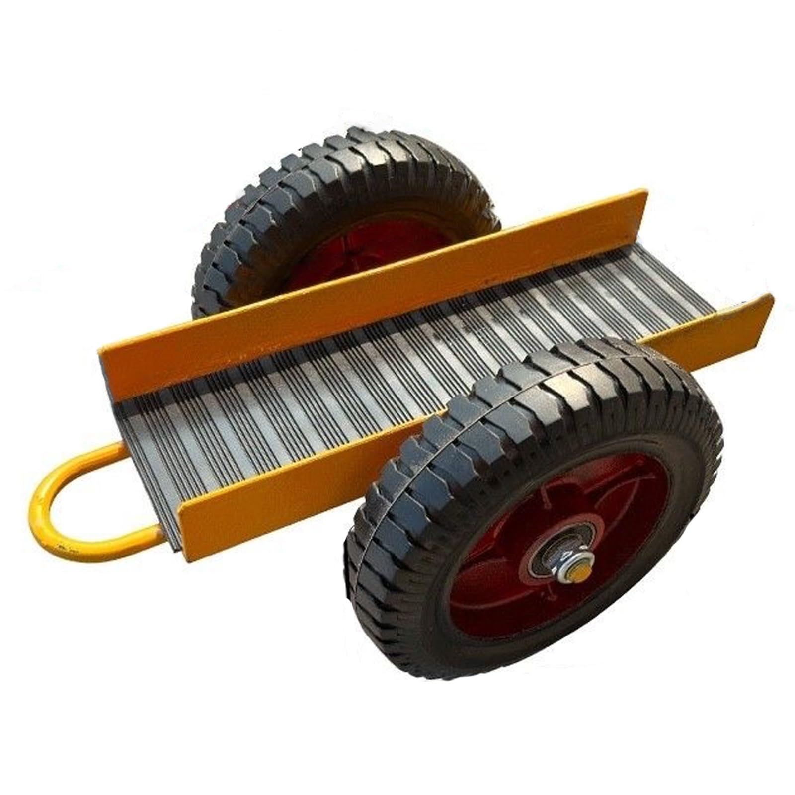 Carrello mobile resistente con ruote solide da 20 cm, per tutti i terreni, capacità 500 kg, ideale per legno, compensato, porte, cartongesso, soluzione di trasporto versatile