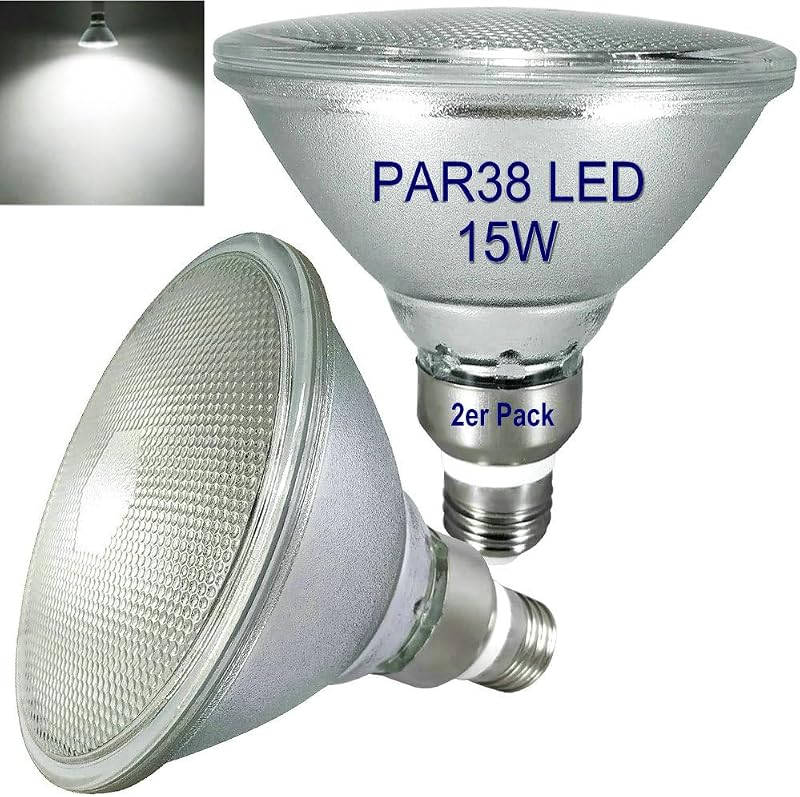 Luckmax E27 PAR38 LED 15W 6000K hideg fehér kültéri reflektor lámpa