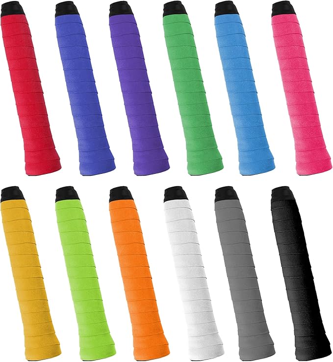 12x Overgrips Für Tennis & Badminton - Rutschfester Griff
