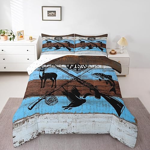 Miniatura 64 de Castle Fairy Juego de edredón con bandera estadounidense, tamaño King, ropa de cama de animales de pastor alemán para niñas y adolescentes, juego