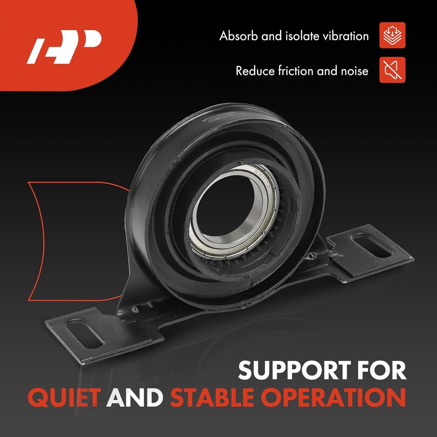 A-Premium Drive Shaft Center Support Bearing Compatible with BMW 740i 1995 1997-2001, 740iL 750iL 1995-2001, E38 Series, Driveshaft Carrier Bearing