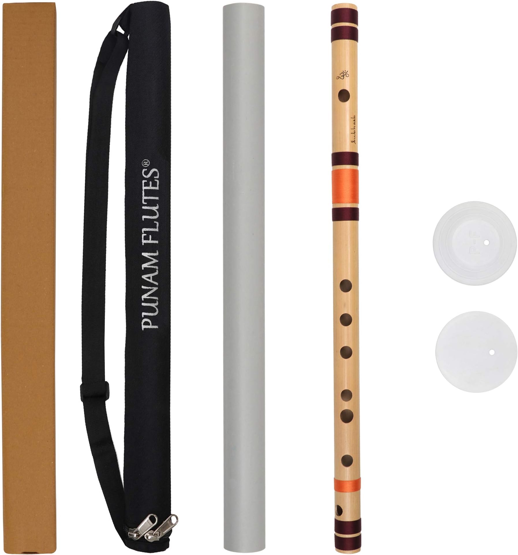 C Sharp Medium Right Hand Bansuri 18.5 inches