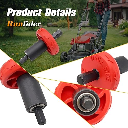 Miniatura 2 de GXARTS Adaptador de broca de motor eléctrico de arranque para recortadoras Troy Bilt y otros equipos de mano