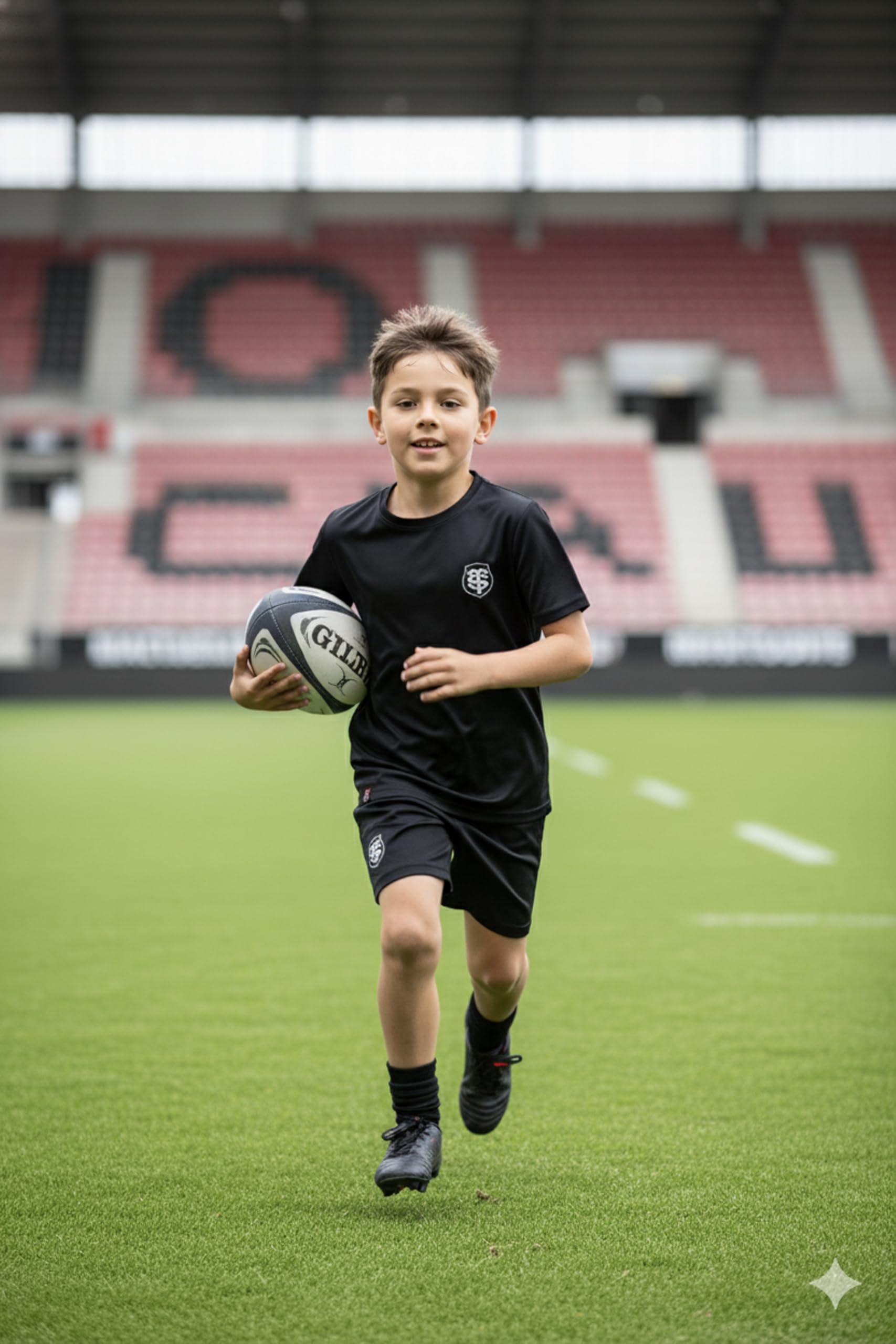 STADE TOULOUSAIN Ensemble Maillot Short Toulouse - Collection Officielle Rugby