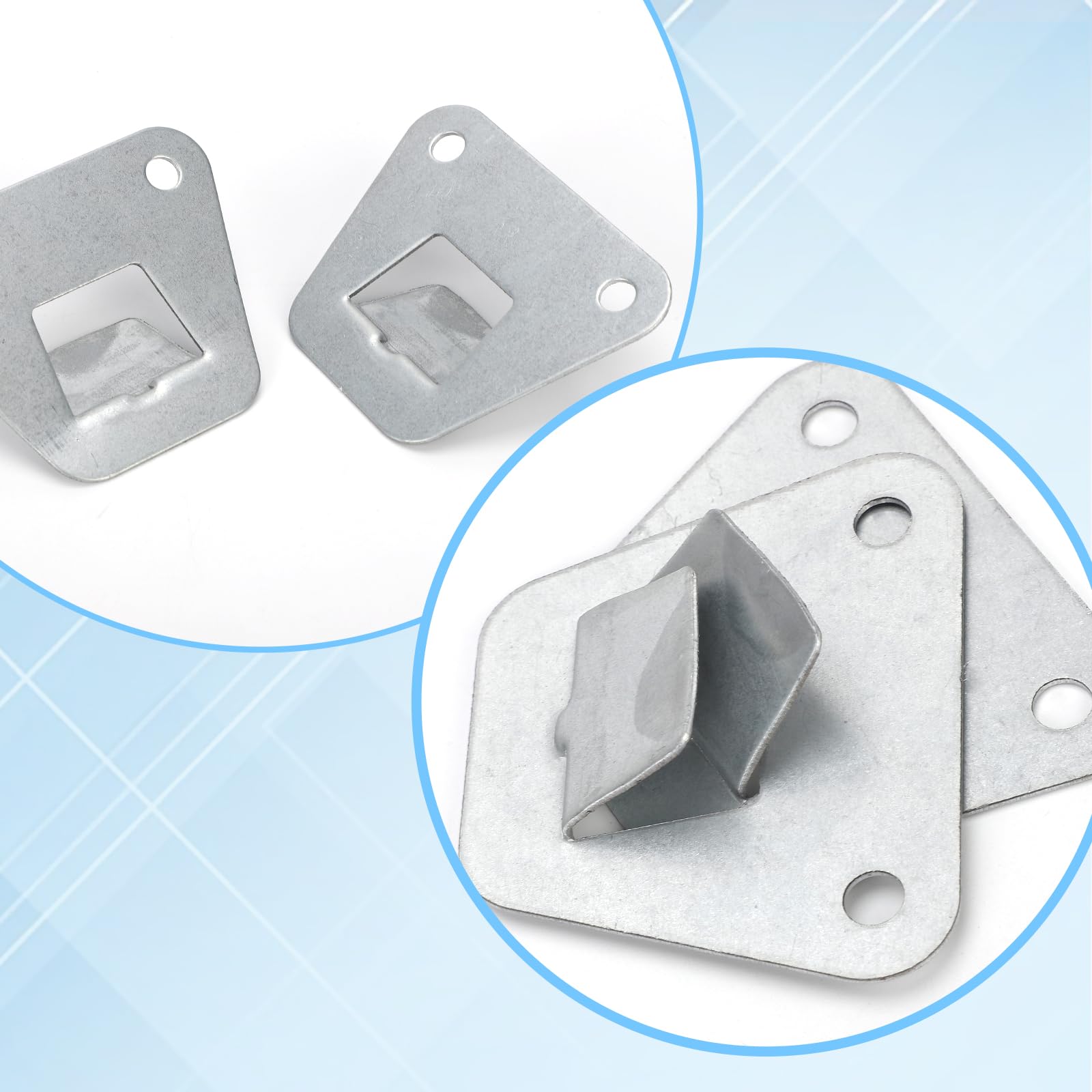 2pc Wall Mounted Fan Bracket & Fastening Screws Fit For Fans Range Hoods Fixing | UK
