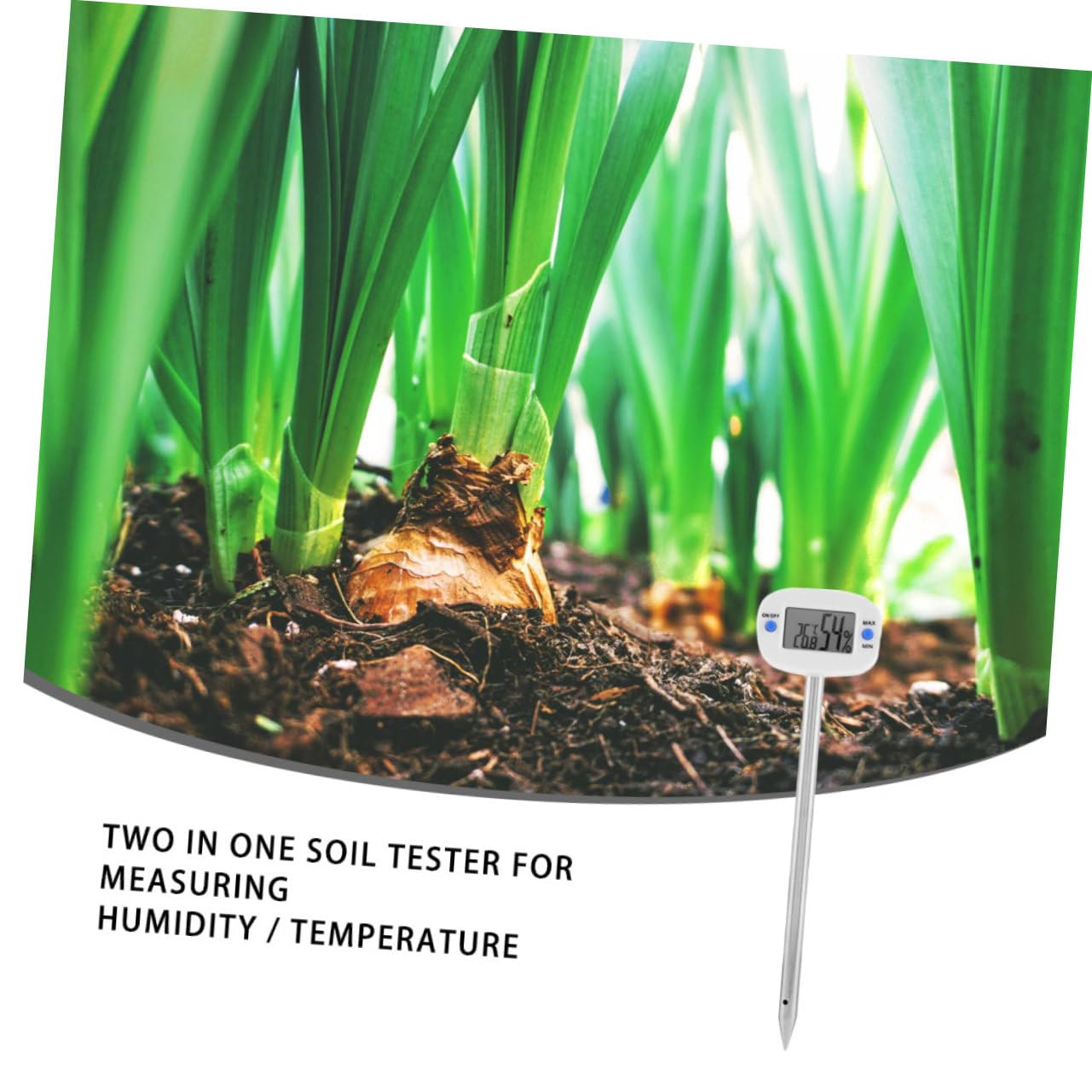 INOOMP 3pezzi Mini Termometro Igrometro Per Suolo Tester Di Temperatura e Umidità Per Giardinaggio Strumento Per Misurare Le Condizioni Del Terreno Di Piante e Fiori Facile Da Usare e