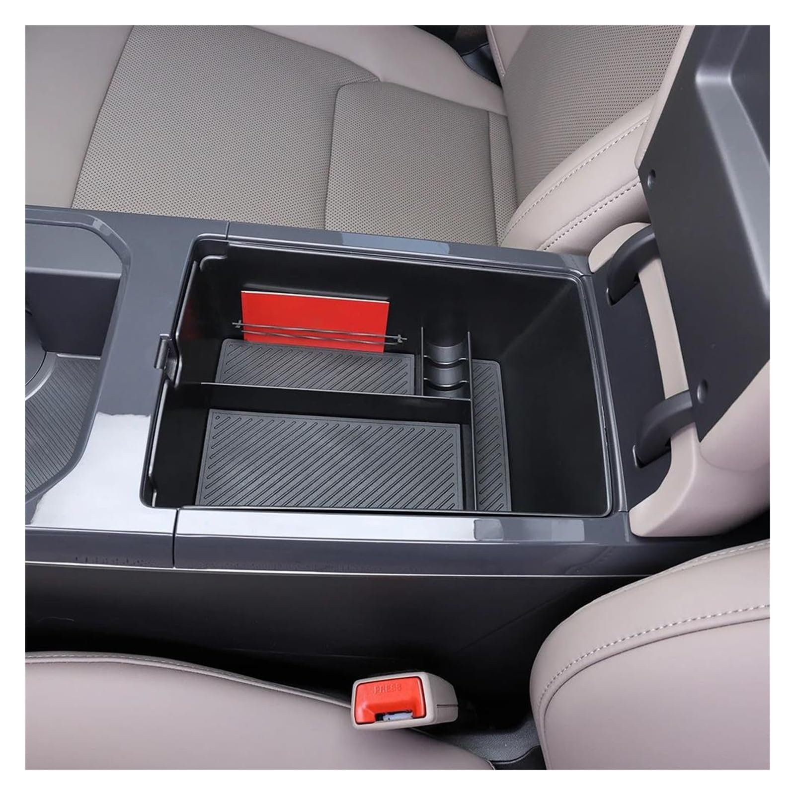 Mittelkonsole Aufbewahrungsbox Für Kia Für EV5 Auto Tuning Spezielle Zentrum Speicher Box Konsole Armlehne Organizer Wasser Tasse Doppel Schicht Organizer Ablagen(2)