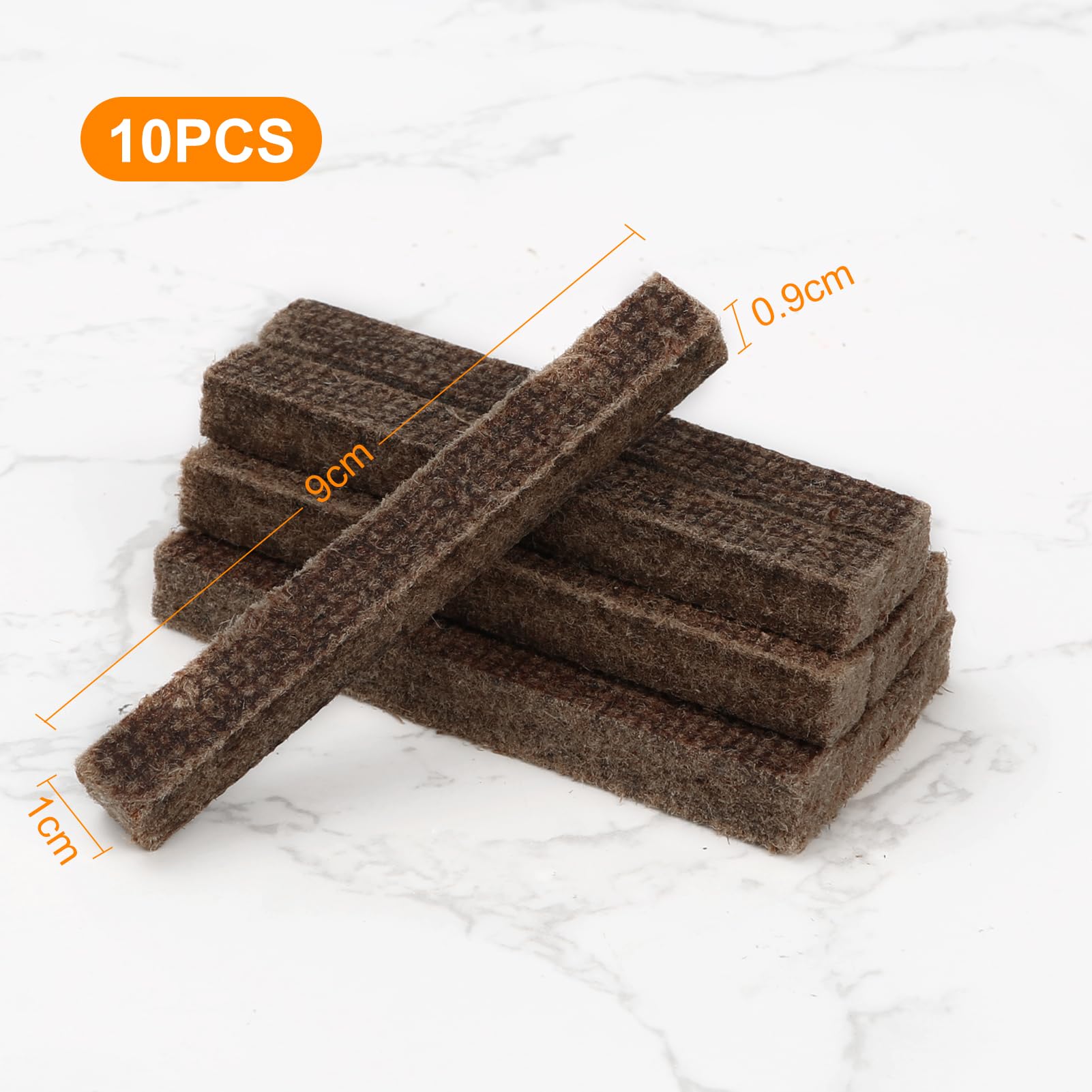 Mechas Naturales Para Cera DIY Mechas De Madera Para Velas - 100 Unidades Con 100 Bases Metálicas, 13x130 Mm Bases Metal Incluidas