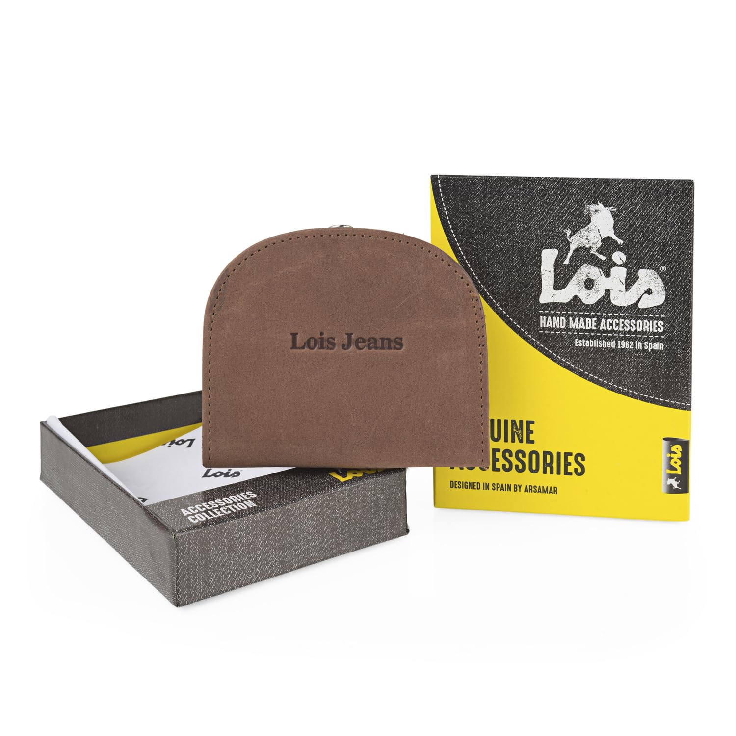 Lois - Monedero Piel para Hombre, Monederos Pequeños, Portamonedas y Monedero de Piel Hombre. RFID