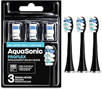 Vista 9 de AquaSonic Cabezales de cepillo de repuesto originales Proflex Aceptado por ADA para dientes más blancos y cuidado de las encías Compatible