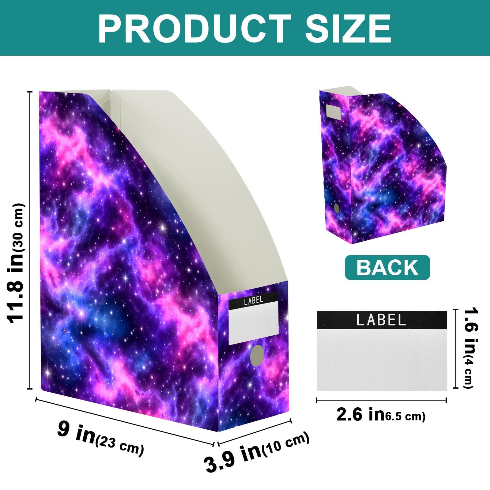 Porte-revues coloré nuage violet sans outil