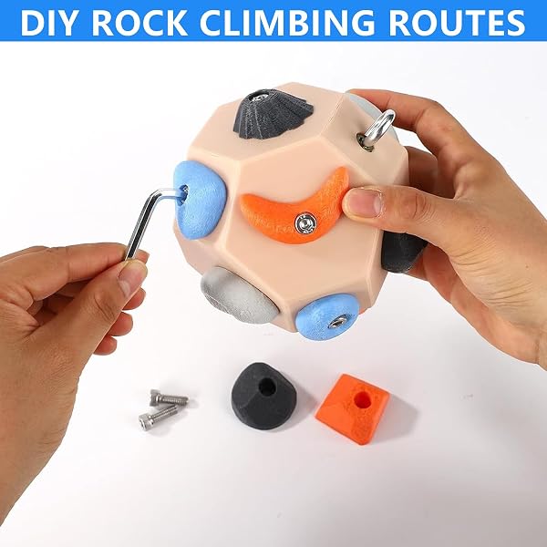 Boulder Block, Boulderball 3D - Palla da arrampicata per scalatori, principianti e professionisti - 4