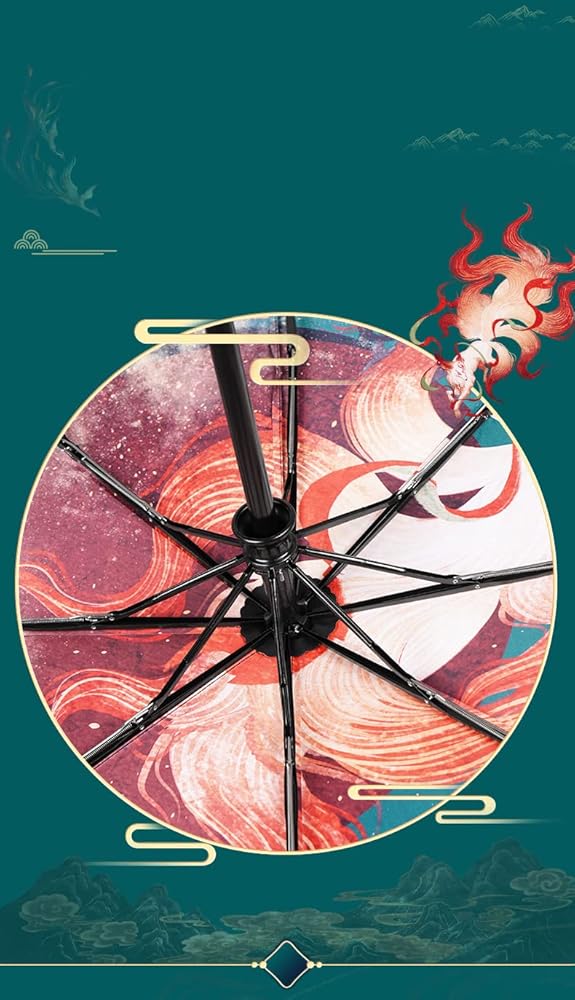 Ombrello Da Sole Pieghevole A Tre Pieghe Con Protezione - Foto 5