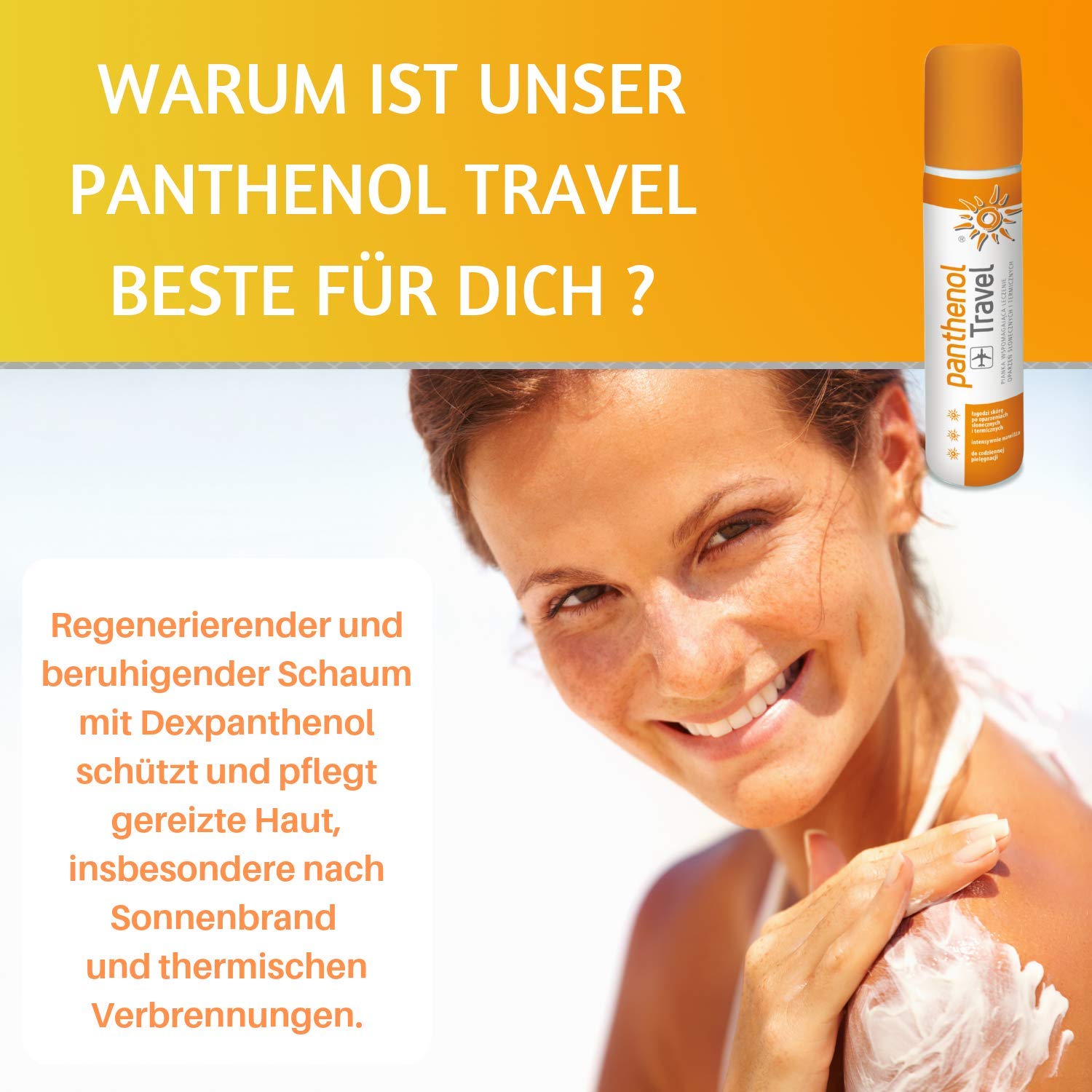 Panthenol Travel Na Oparzenia Słoneczne I Termiczne 90 ml
