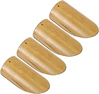 GANAZONO 4-Pack 3.5 Inch Bamboo Wind Chime Pieces - DIY Hanging Pendants for Garden Patio Windchimes & Crafts