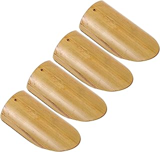 GANAZONO Wind Chimes Bamboo Bell Tubes 4pcs Wooden Chimes Empty Tubes Wind Chime Supplies Replacement Parts for DIY Wind Chime Making