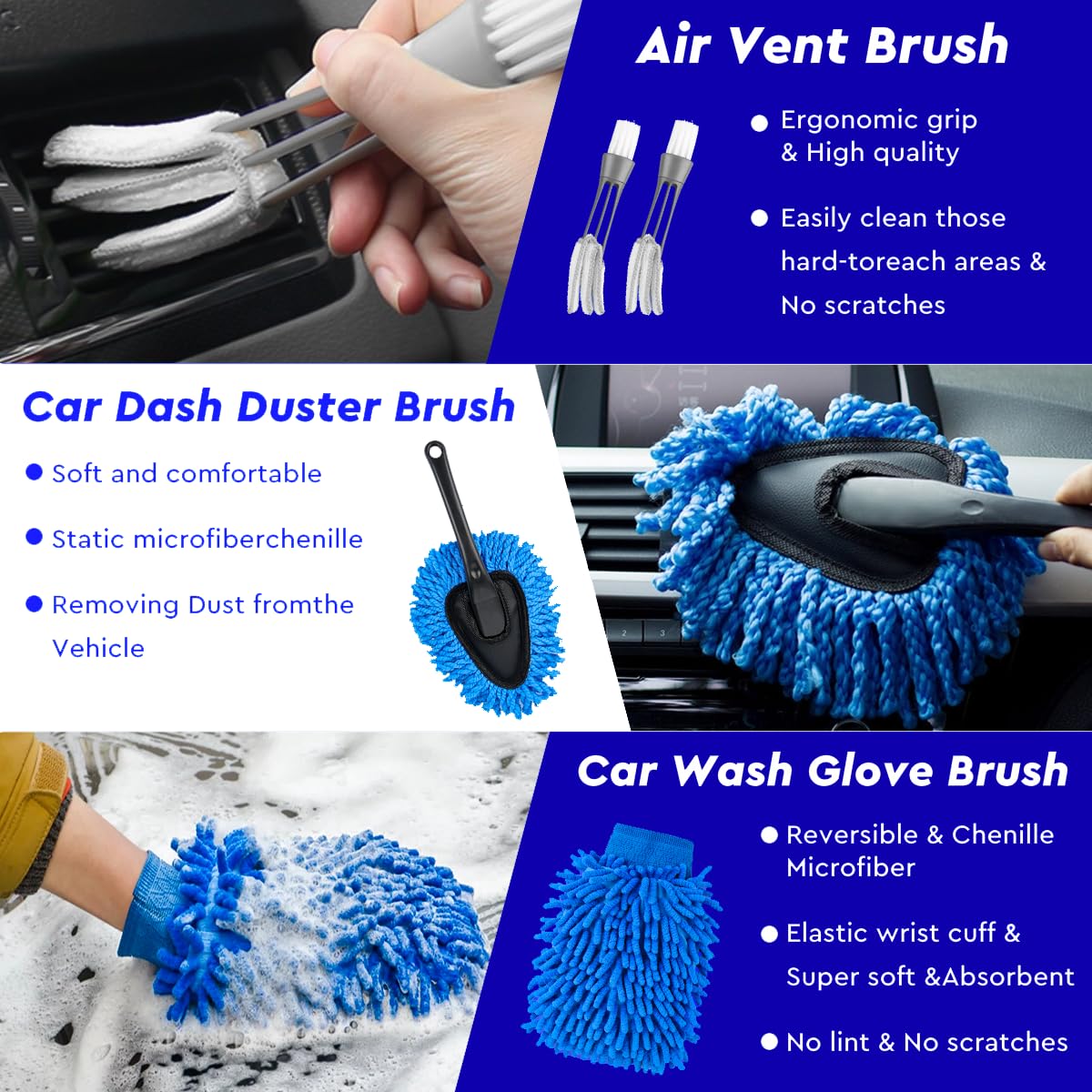 Goodyear Salviette Auto Pulizia Interni, Salviette Vetri - Foto 8