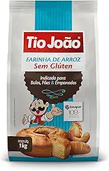 Tio João Farinha De Arroz Sem Glúten E Sem Lactose - 1Kg