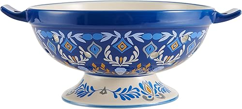 Miniatura 6 de Fitz and Floyd Madeline - Juego de 2 coladores de cerámica, multicolor