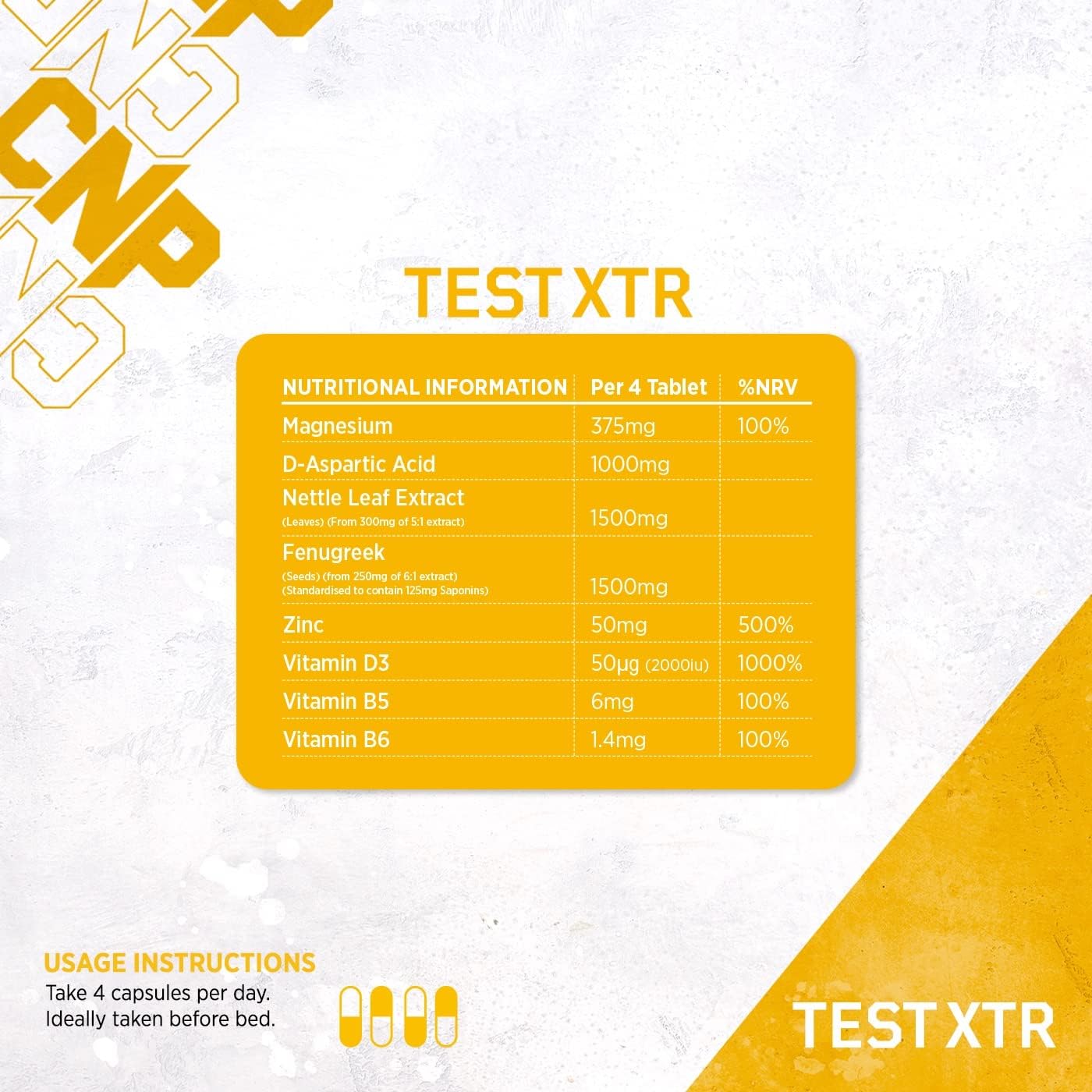 CNP Professional, Pro Test XTR 120 Capsules, - Image 4