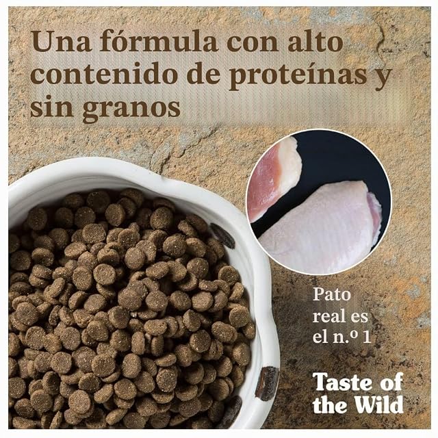 Foto 3 de 4 de Taste Of The Wild pienso para perros con Pato asado 12,2 kg Wetlands