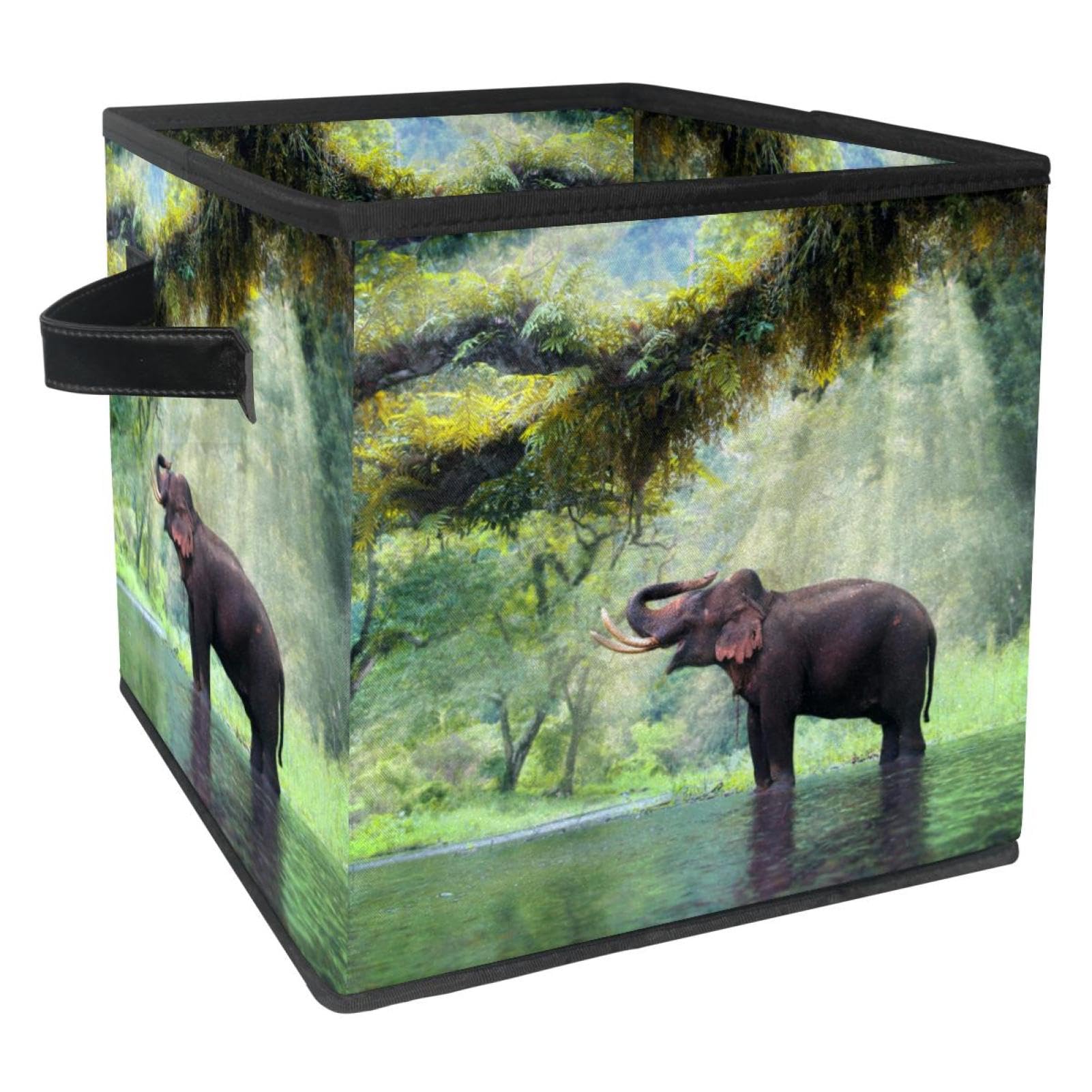 Cube de rangement en tissu pliable pour livre et jouet de maison