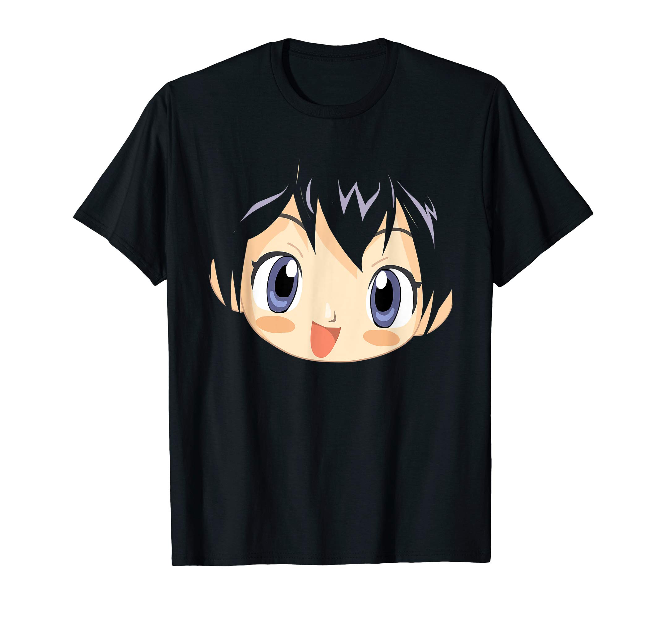 Anime Face design, Japanese Otaku T-Shirt