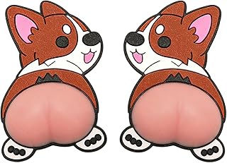 ドアノブ ストッパー 壁 保護 パッド - 立体 成型 衝撃 吸収 柔らかい シリコン 製 可愛い 犬 型 デザイン 粘着 式 クッション 取り付け 簡単 はがし やすく 繰り返し 使用 可能 - 壁用ドアストッパー - 家庭用・オフィス用・教室用・寝室用・リビングルーム用・バスルーム用・保育園用・家具用