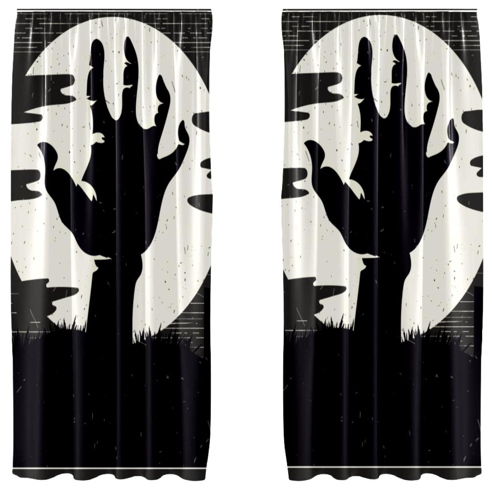 Rideaux occultants zombie anti-lumière 140x213 cm pour isoler votre chambre