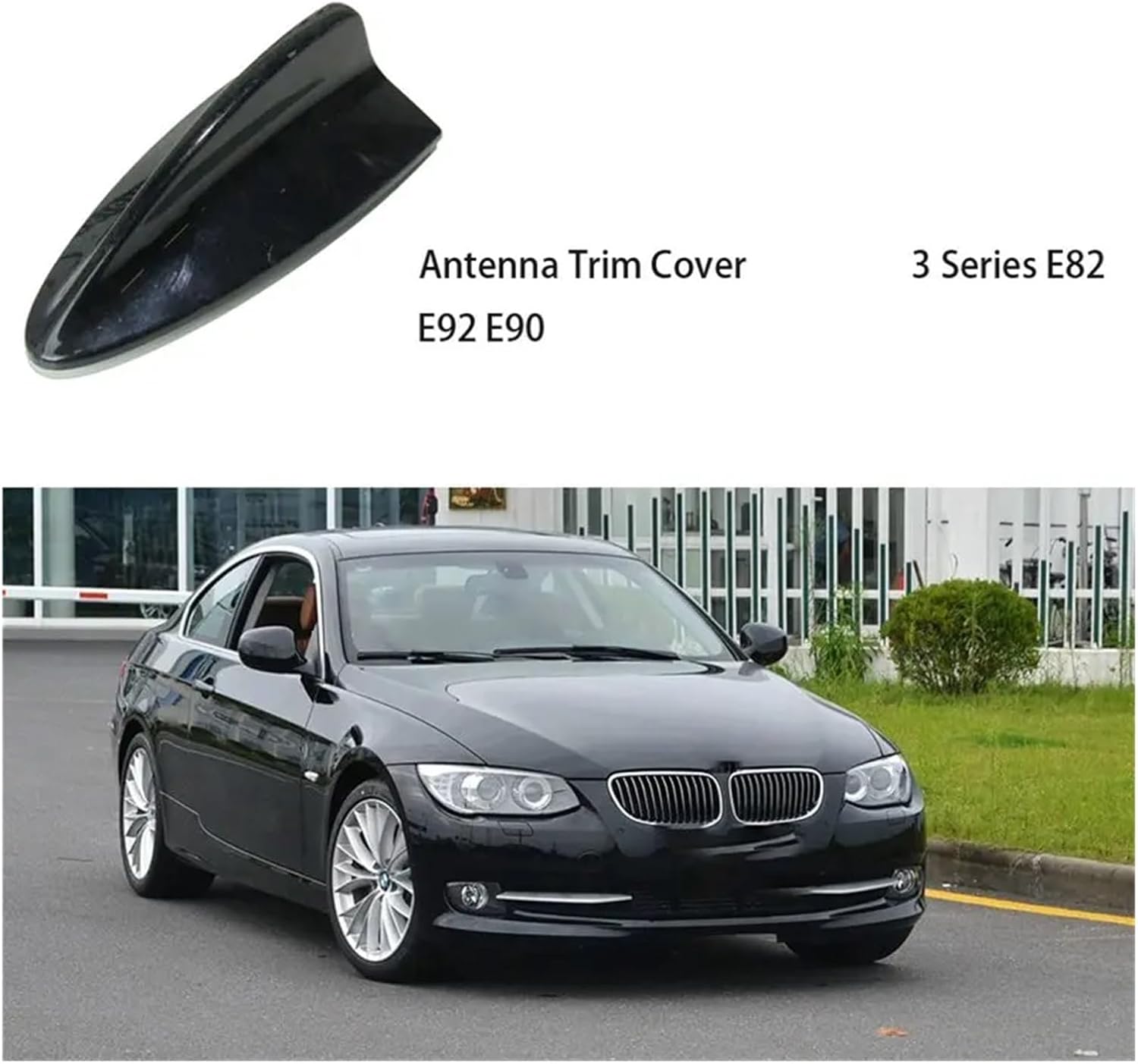 Ingenious-Empty Housing Shell Compatible for BMW 3 Series E82 E92 E90 LCI 2005-2023 Car Roof Antenna Shark Fin Antenna Trim Cover 652069555