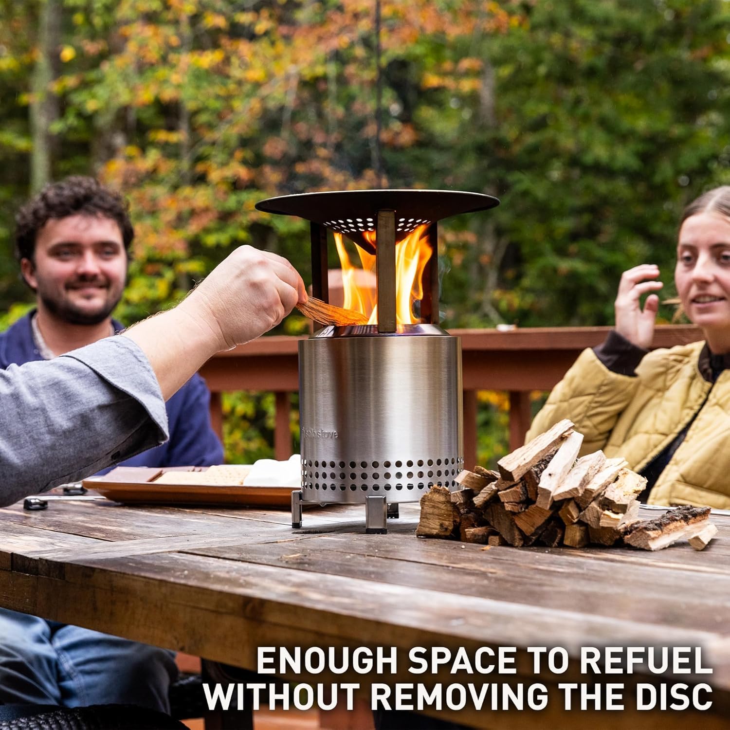 Amazon.com : Solo Stove Mesa XL Mulberry Bundle | Tabletop Fire