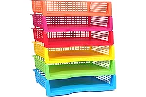 6-Pack Classroom Organization Trays