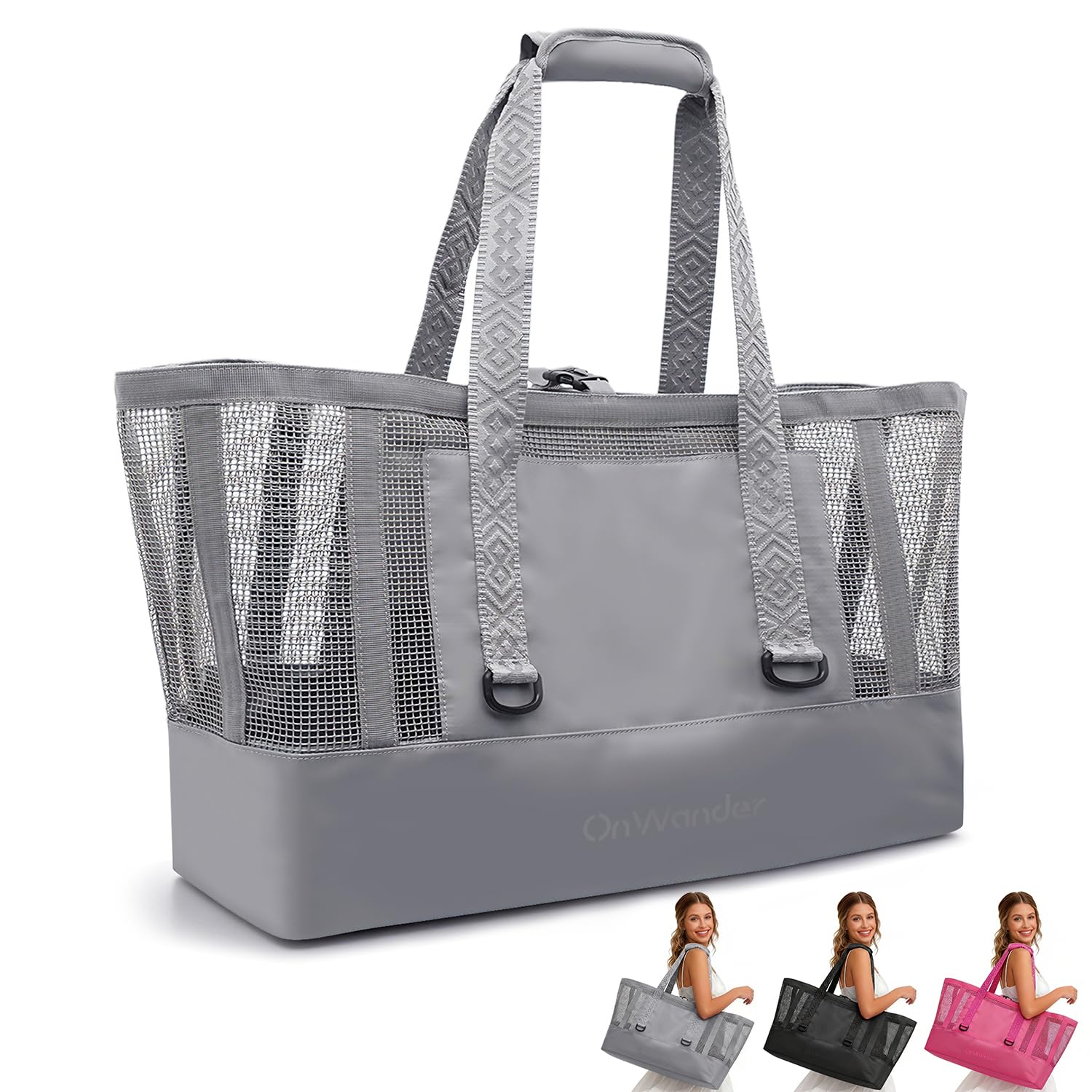 Large Mesh Beach Tote Bag - 50L