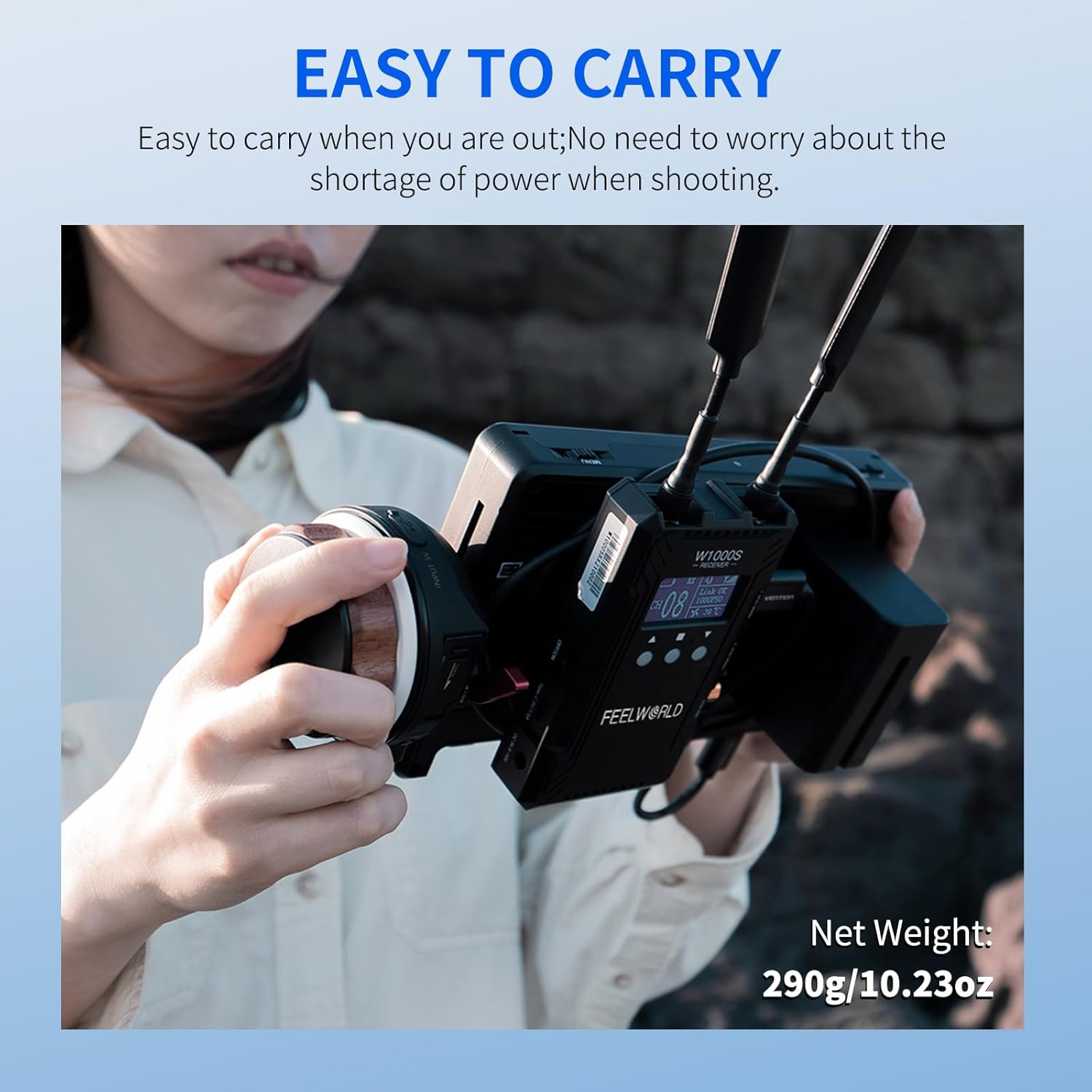 FEELWORLD 2 Pack NP-F970 6600mAh Battery Replacement of NP-F970 F960 F950 F770 F750 F570 F550, USB-C Fast Charging Rechargeable for LED Light, Camera Monitor, Wireless Transmission