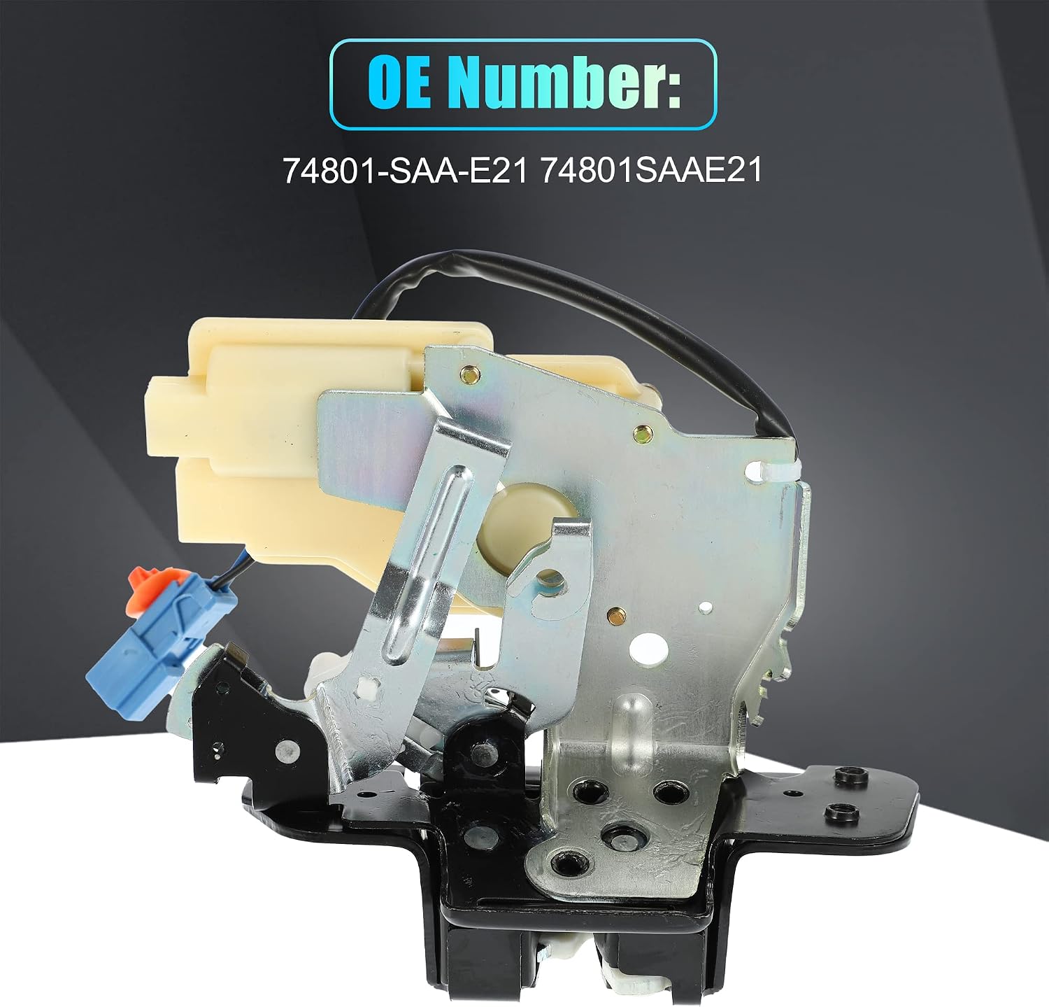 X AUTOHAUX Rear Trunk Tailgate Lock Actuator 74801-SAA-E21 74801SAAE21 for Honda Fit Sport 1.5L L4 - Gas 2007 2008