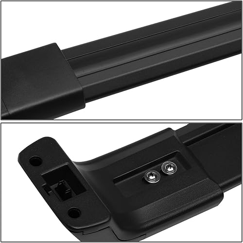 Miniatura 10 de DNA Motoring PT-ZTL-8072 Par de barras cruzadas de aluminio estilo OE para el techo del coche, color negro